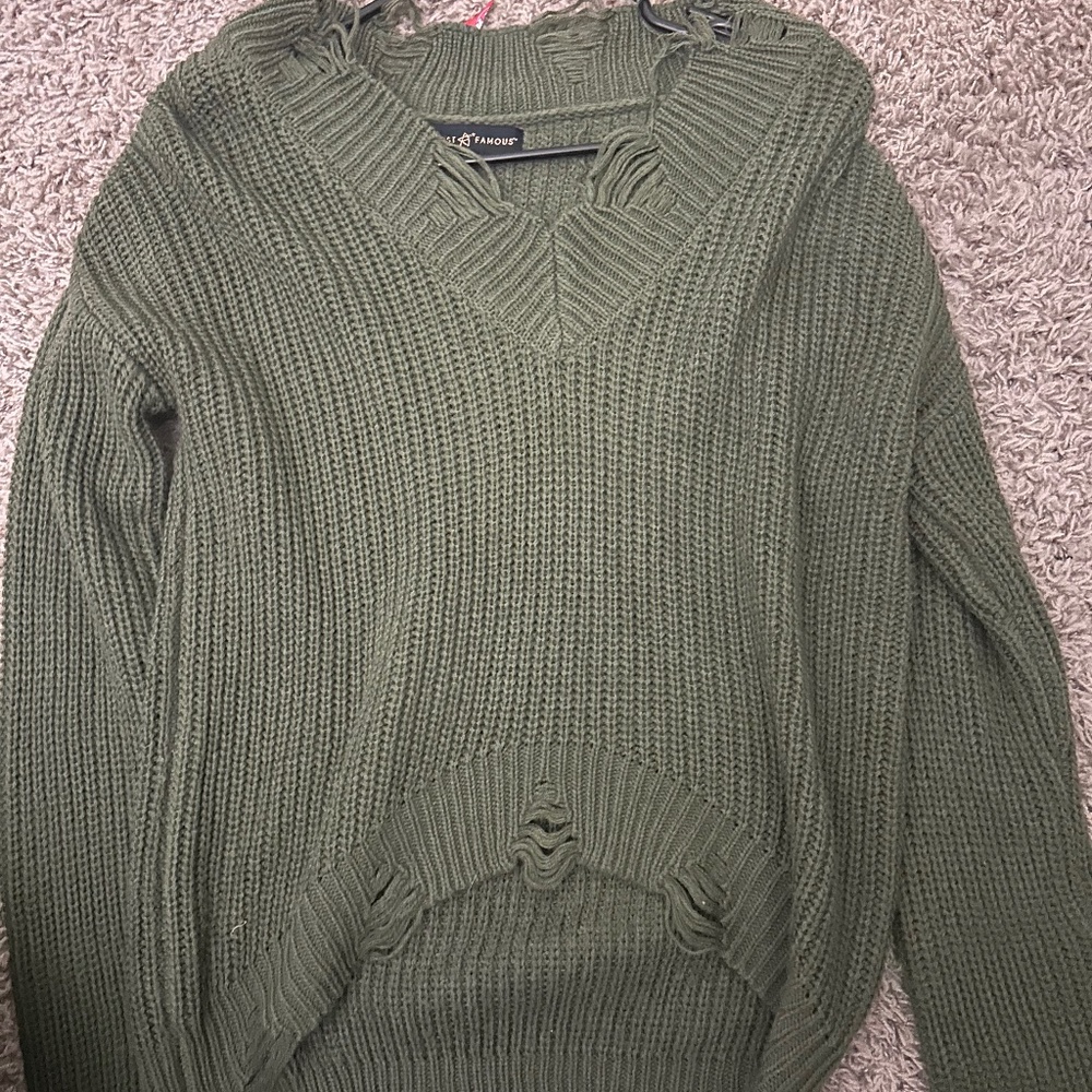 Green dsweater